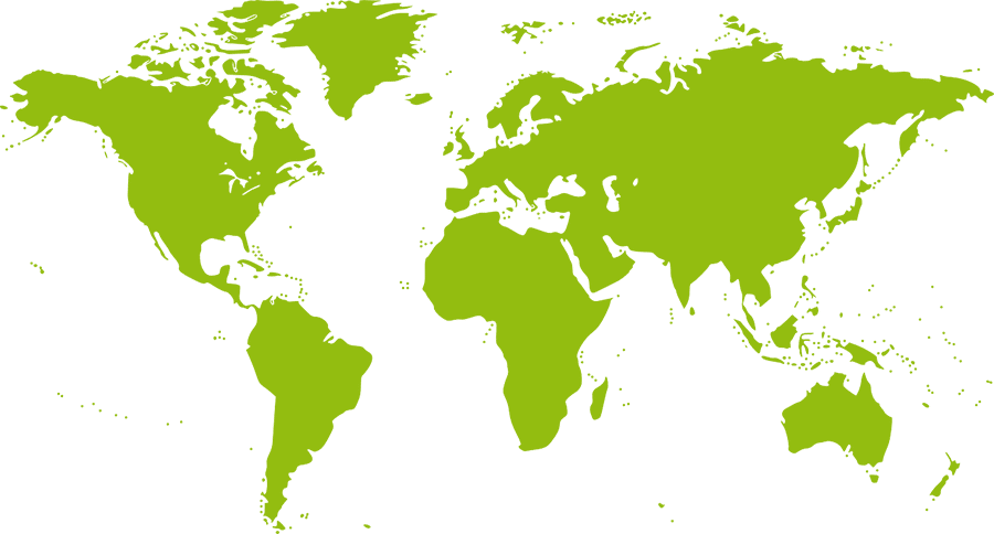 Popomax världskarta för distrubitörer